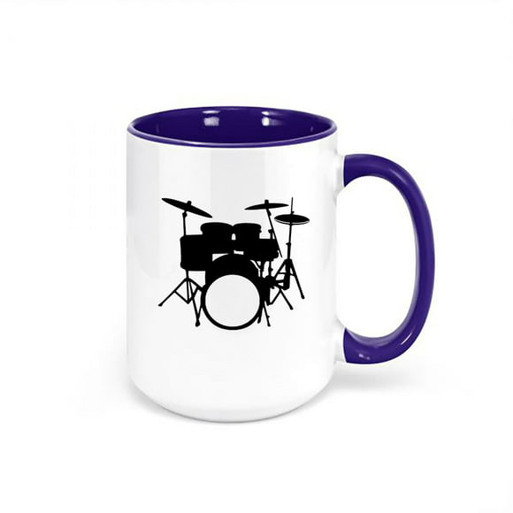 3dRose mug_38199_3Red Drums On Music Notes Magic Transforming Mug 11 oz Multicolor 